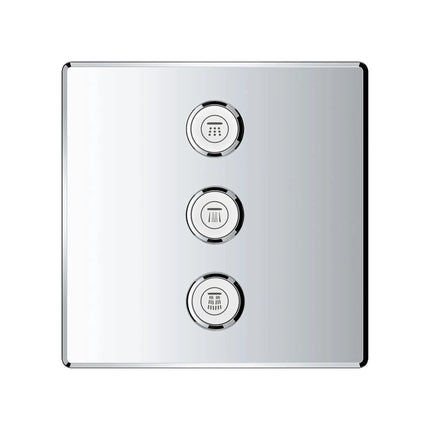 Grohe GROHTHERM TRIPLE VOLUME CONTROL TRIM  Chrome 29127000 - Plumbing Market