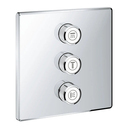Grohe GROHTHERM TRIPLE VOLUME CONTROL TRIM  Chrome 29127000 - Plumbing Market