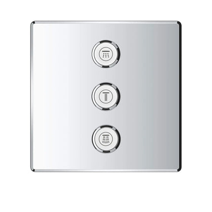 Grohe GROHTHERM TRIPLE VOLUME CONTROL TRIM  Chrome 29127000 - Plumbing Market