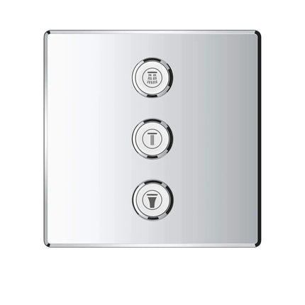 Grohe GROHTHERM TRIPLE VOLUME CONTROL TRIM  Chrome 29127000 - Plumbing Market