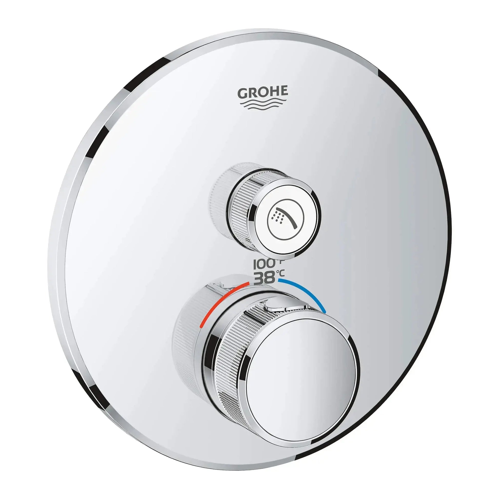 Grohe GRT SMARTCONTROL THM TRIM ROUND 1SC US  Chrome 29136000 - Plumbing Market