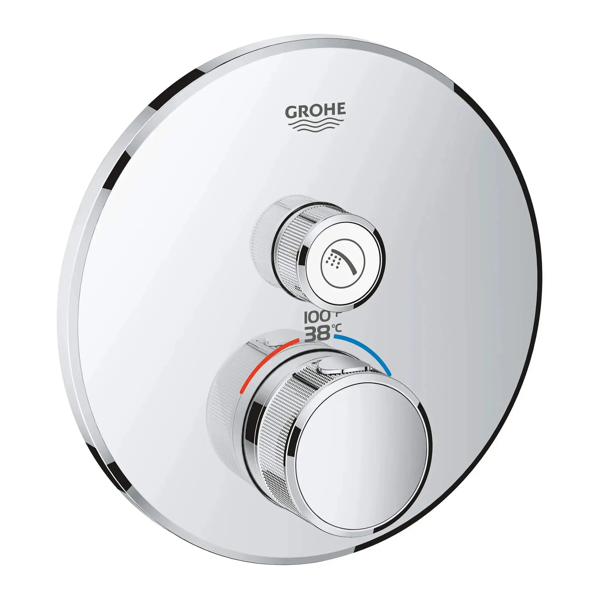 Grohe GRT SMARTCONTROL THM TRIM ROUND 1SC US  Chrome 29136000 - Plumbing Market