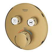 Grohe GRT SMARTCONTROL THM TRIM ROUND 2SC US  Brushed Cool Sunrise 29137GN0 - Plumbing Market