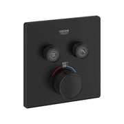 Grohe GRT SMARTCONTROL THM TRIM SQU Matte Black 291412430 - Plumbing Market