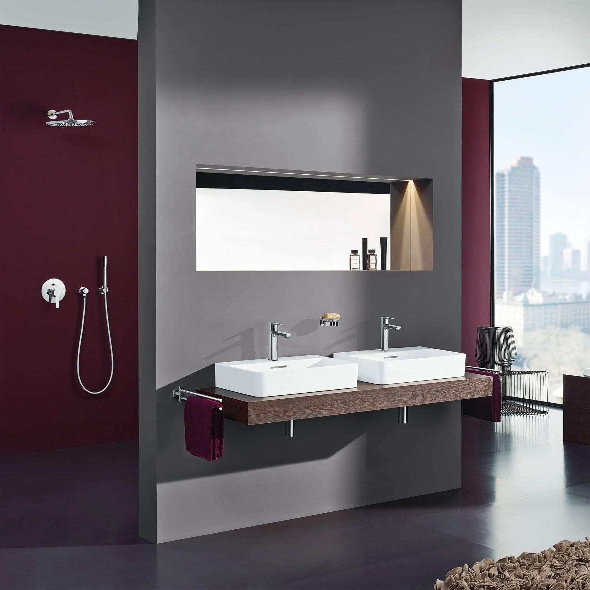Grohe LINEARE 3-WAY DIVERTER VALVE - CHROME  Chrome 29215001 - Plumbing Market