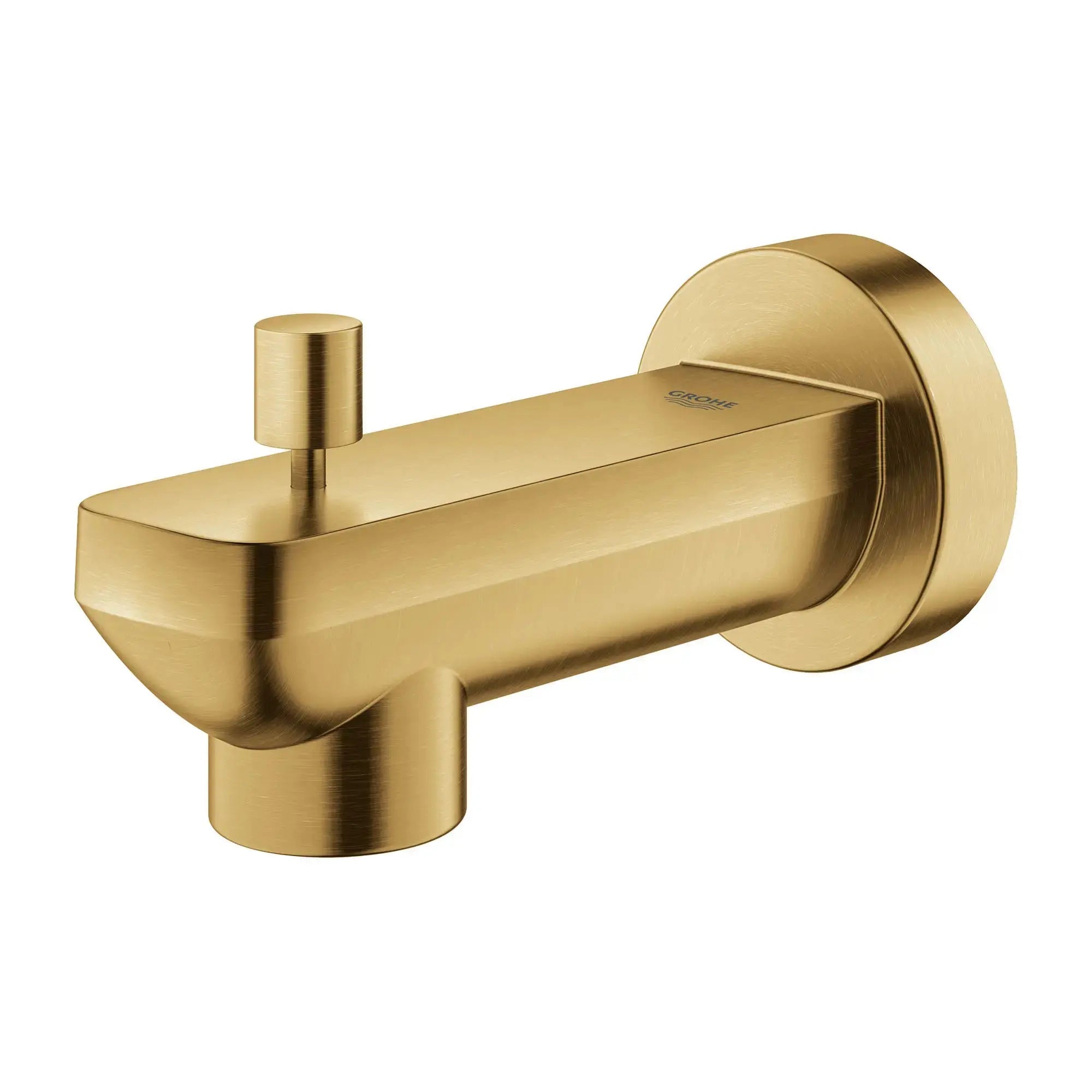 Grohe LINEARE DIVERTER TUB SPOUT  Brushed Cool Sunrise 13382GN1 - Plumbing Market