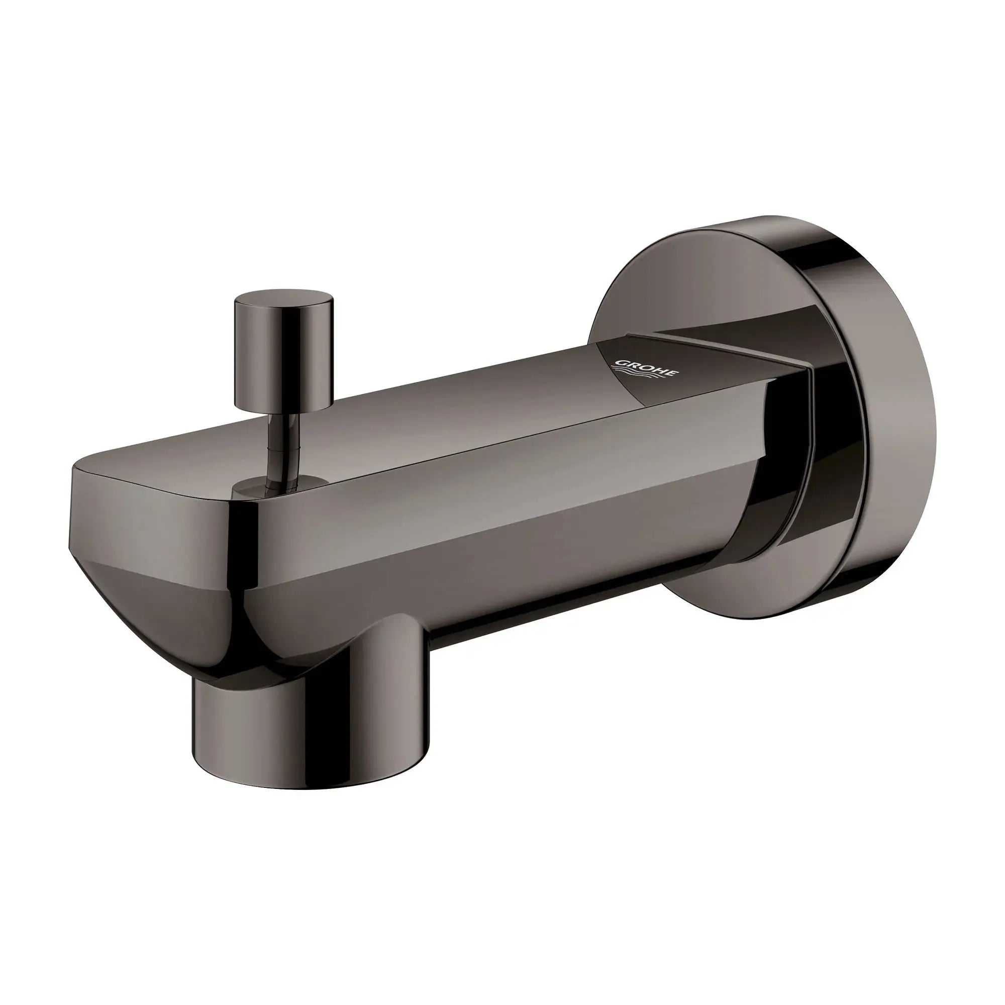 Grohe LINEARE DIVERTER TUB SPOUT  Hard Graphite 13382A01 - Plumbing Market