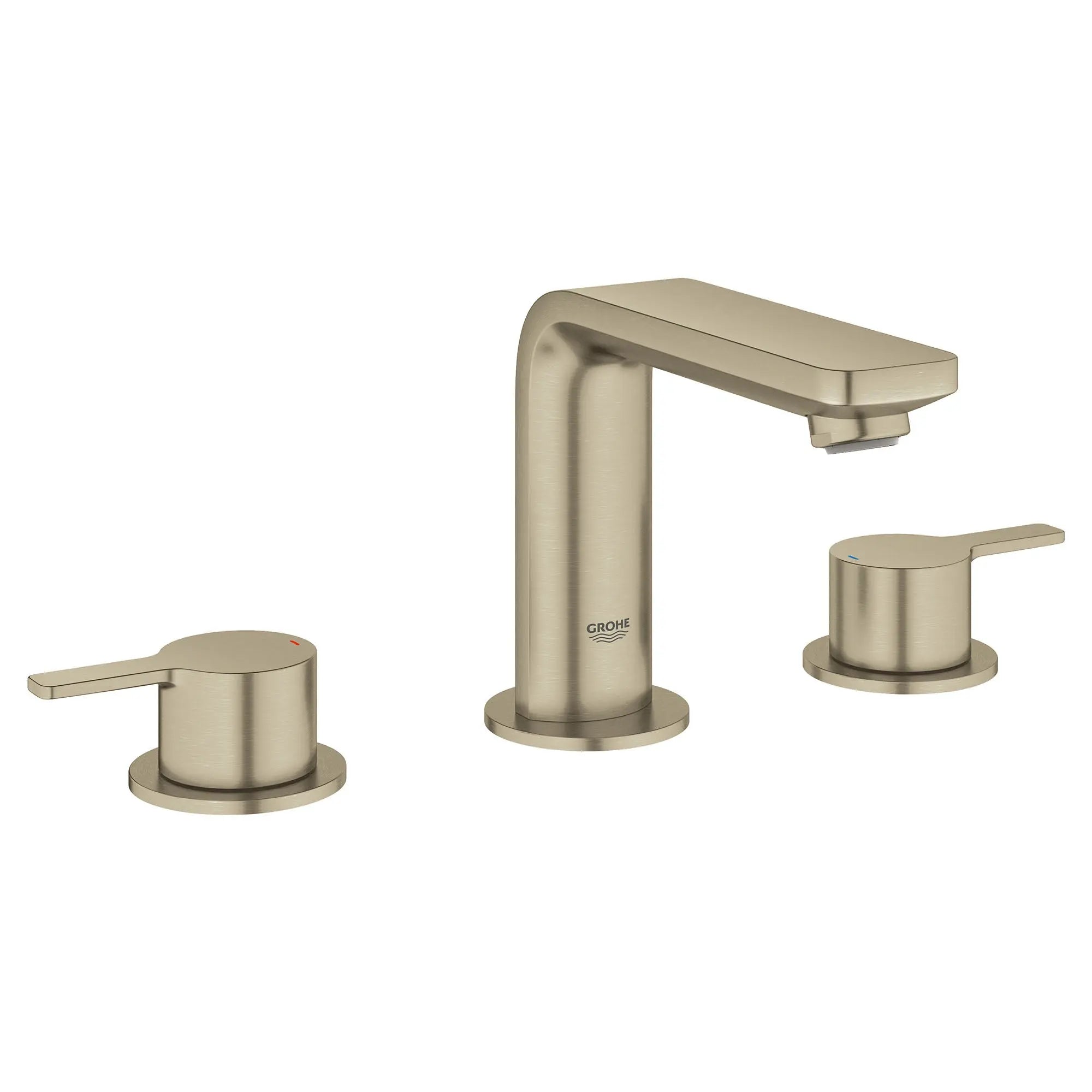 Grohe LINEARE NEW 2HDL BASIN 3-H M US  Brushed Nickel 20578ENA - Plumbing Market