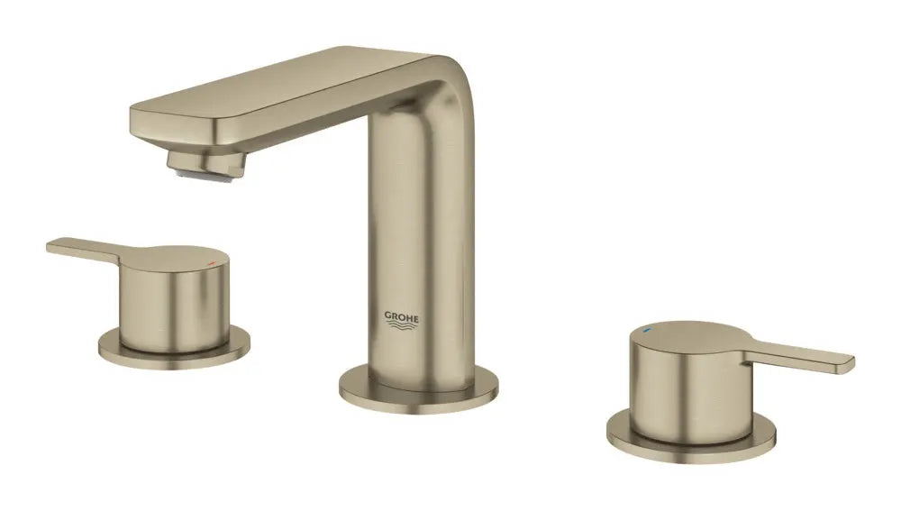 Grohe LINEARE NEW 2HDL BASIN 3-H M US  Brushed Nickel 20578ENA - Plumbing Market