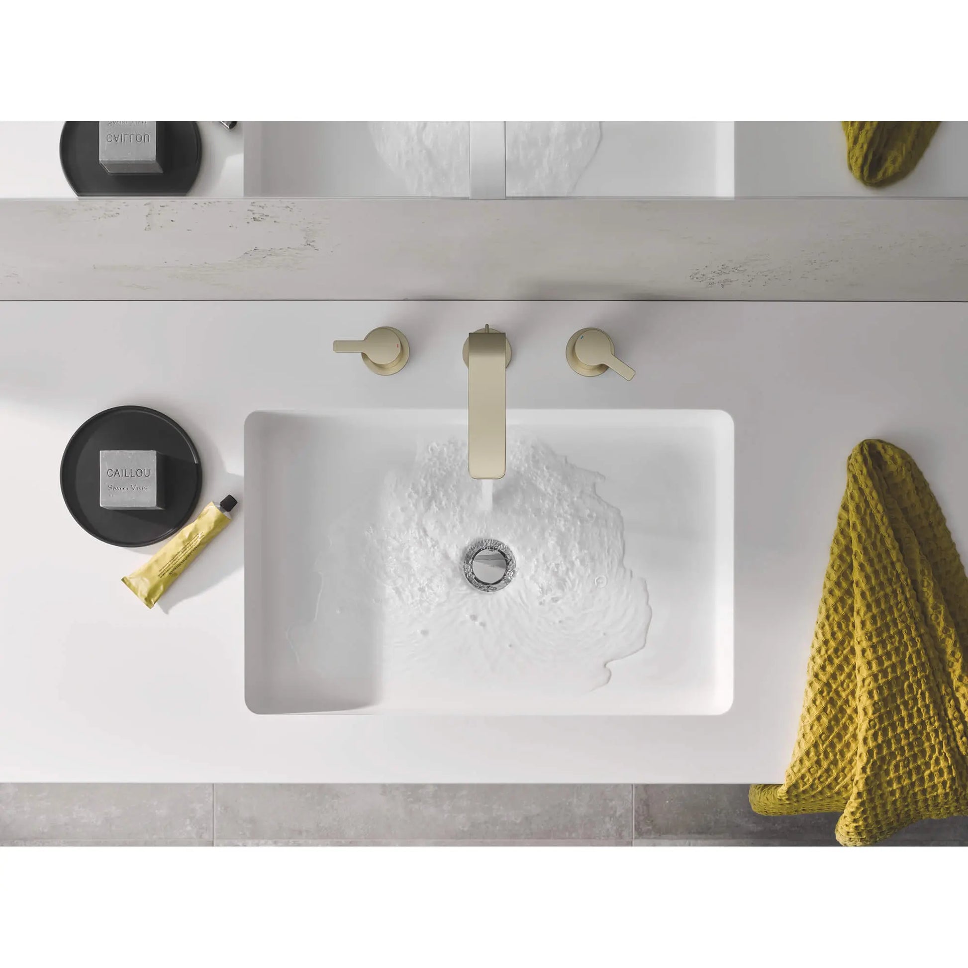 Grohe LINEARE NEW 2HDL BASIN 3-H M US  Brushed Nickel 20578ENA - Plumbing Market