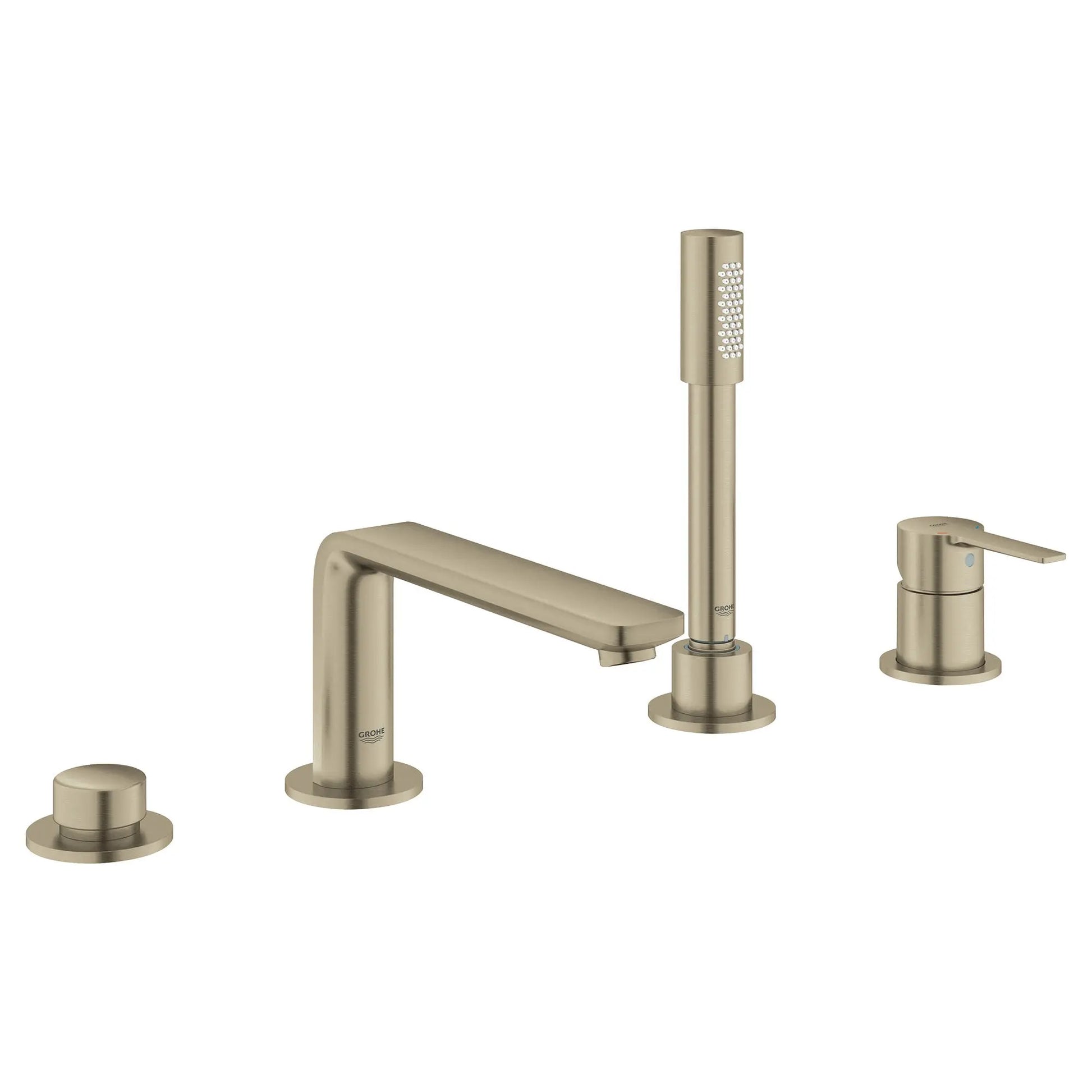 Grohe LINEARE NEW OHM BATH 4-H  Brushed Nickel 19577EN1 - Plumbing Market