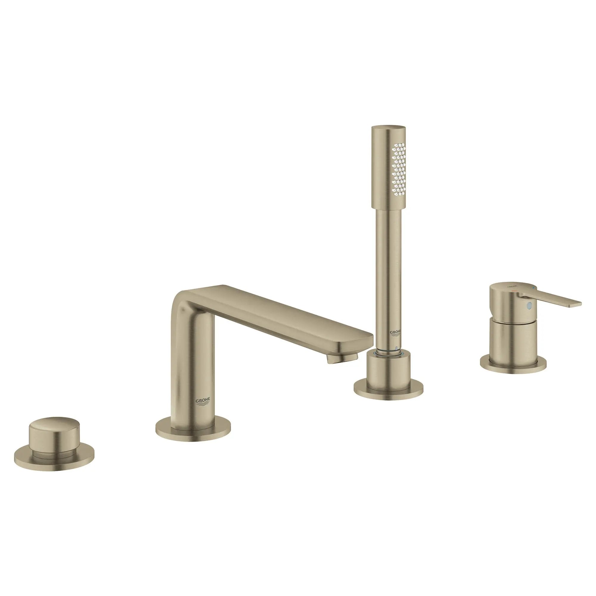 Grohe LINEARE NEW OHM BATH 4-H  Brushed Nickel 19577EN1 - Plumbing Market