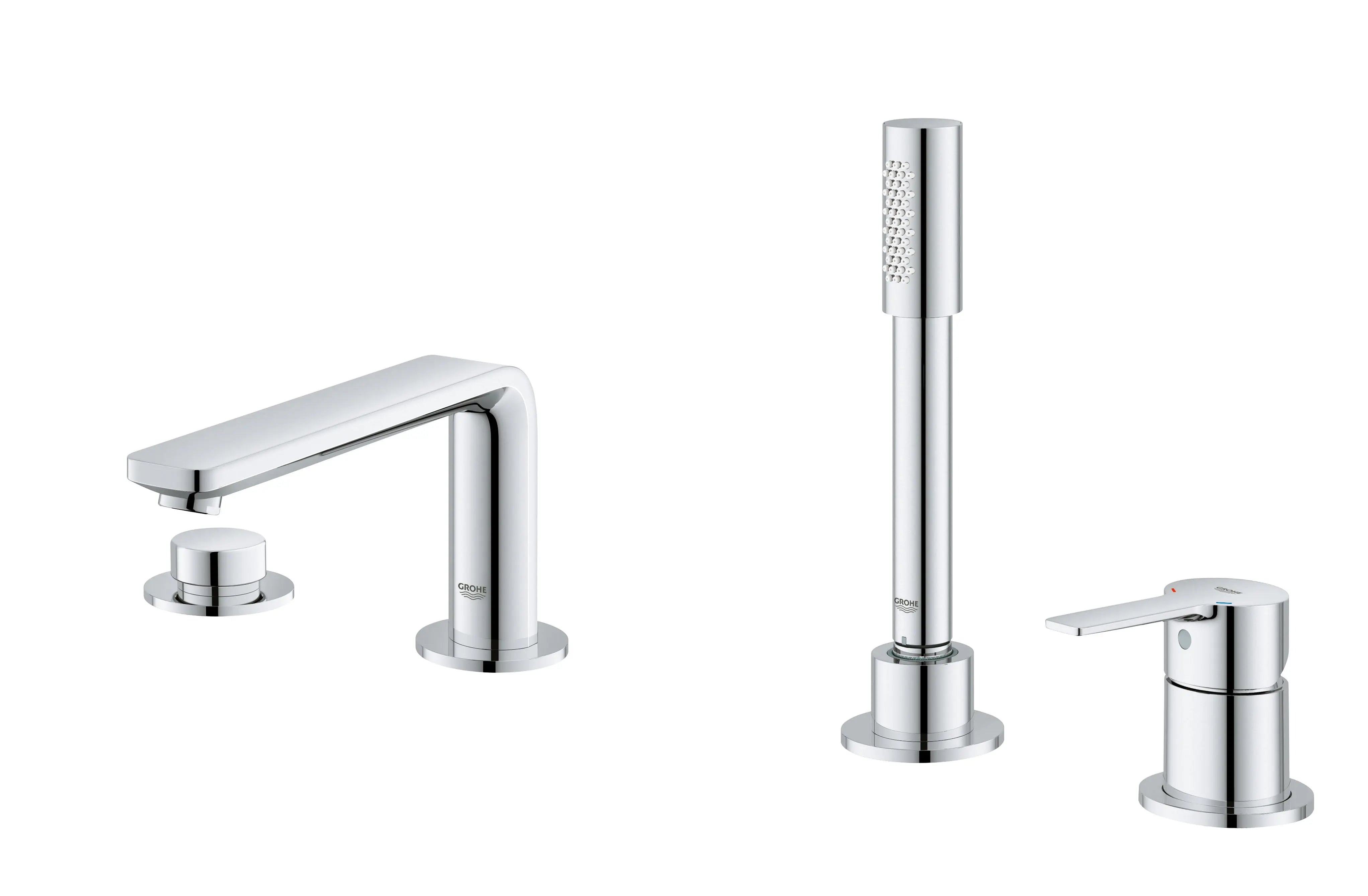 Grohe LINEARE NEW OHM BATH 4-H  Chrome 19577001 - Plumbing Market