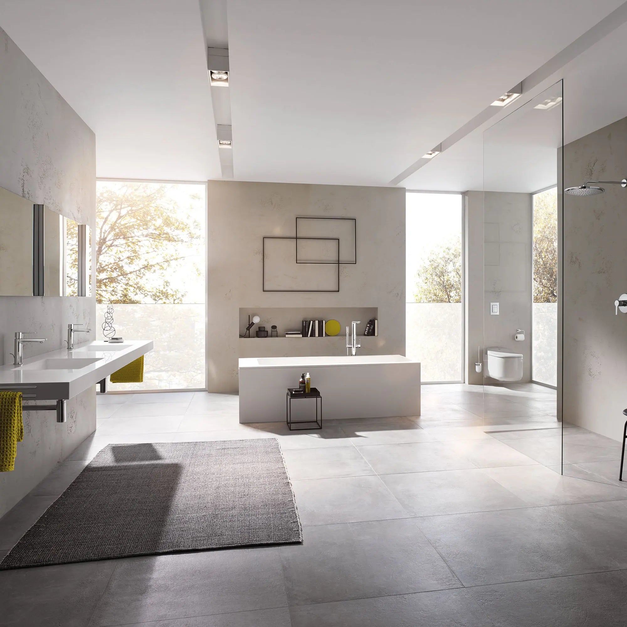 Grohe LINEARE NEW OHM BATH FREEST.  Chrome 23792001 - Plumbing Market