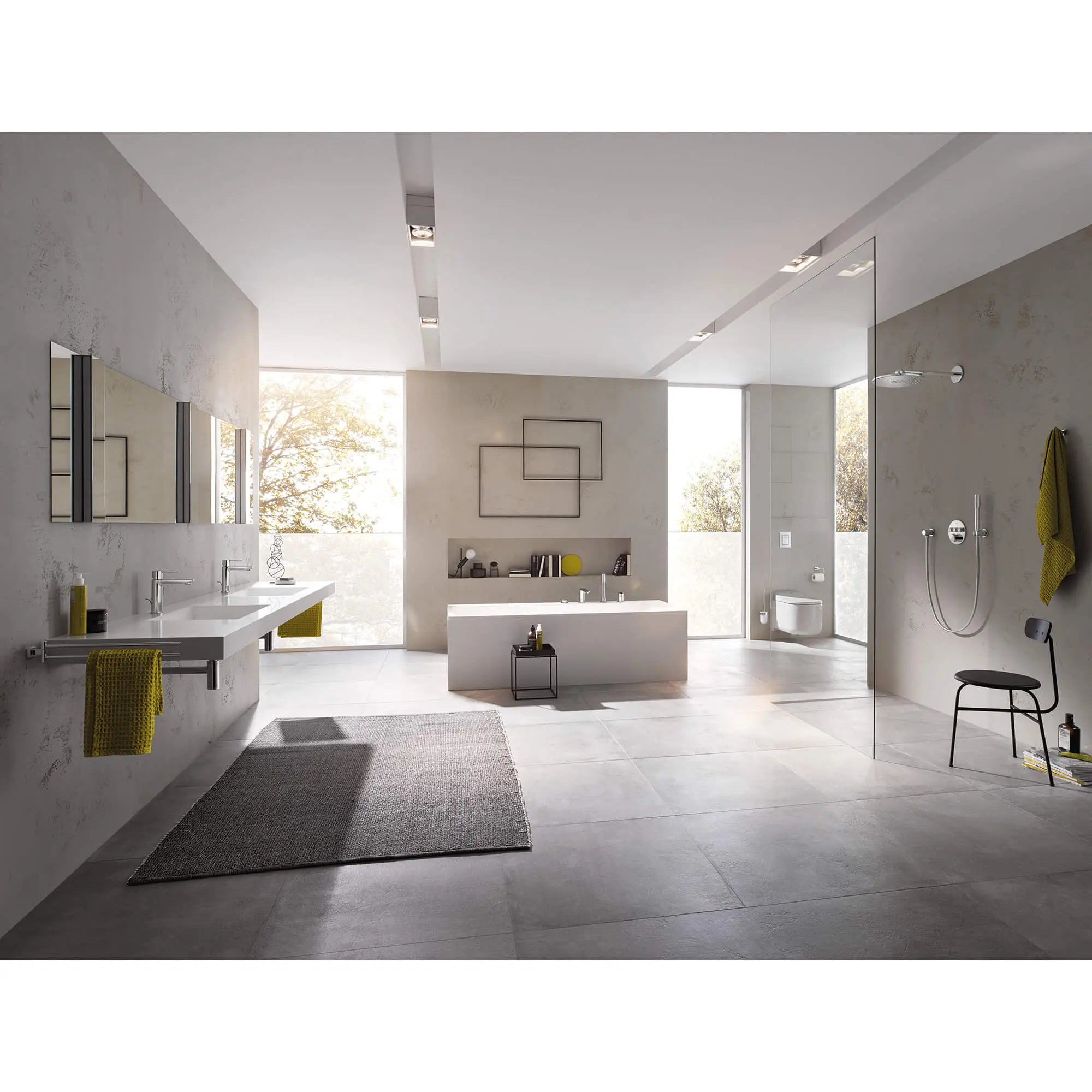 Grohe LINEARE NEW OHM BATH FREEST.  Chrome 23792001 - Plumbing Market