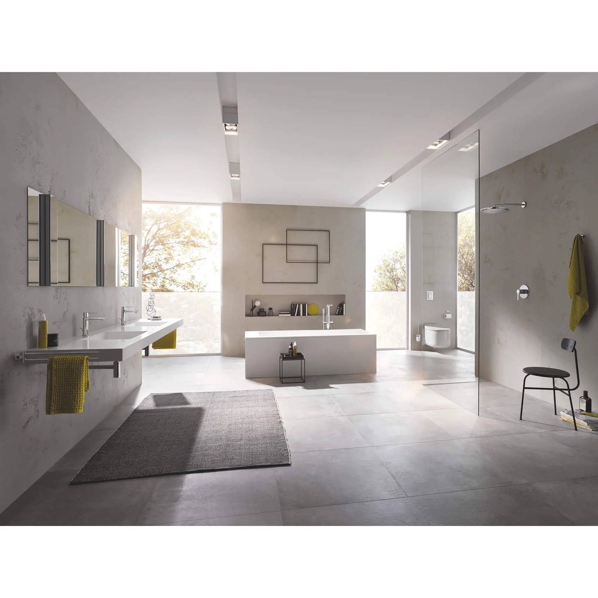 Grohe LINEARE NEW OHM BATH FREEST.  Chrome 23792001 - Plumbing Market