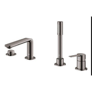 Grohe LINEARE TUB FILLER WITH HAND SHOWER  Hard Graphite 19577A01 - Plumbing Market