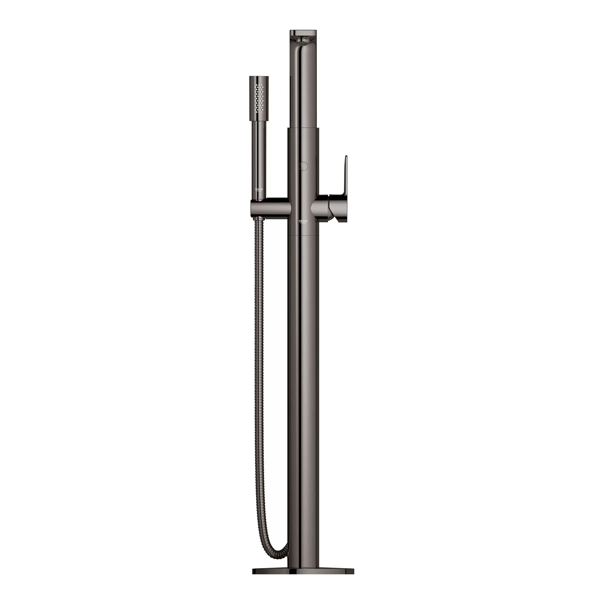 Grohe LINEARE TUB FILLER WITH HAND SHOWER  Hard Graphite 23792A01 - Plumbing Market