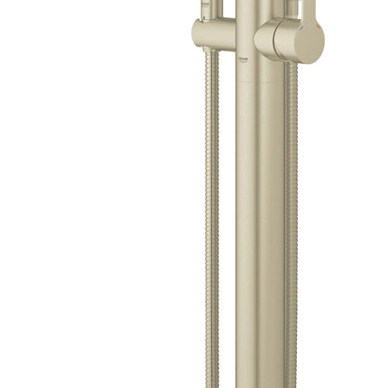 Grohe LINEARE TUB FILLER WITH HAND SHOWER  Hard Graphite 23792A01 - Plumbing Market