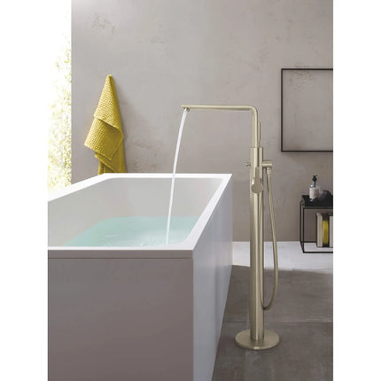 Grohe LINEARE TUB FILLER WITH HAND SHOWER  Hard Graphite 23792A01 - Plumbing Market