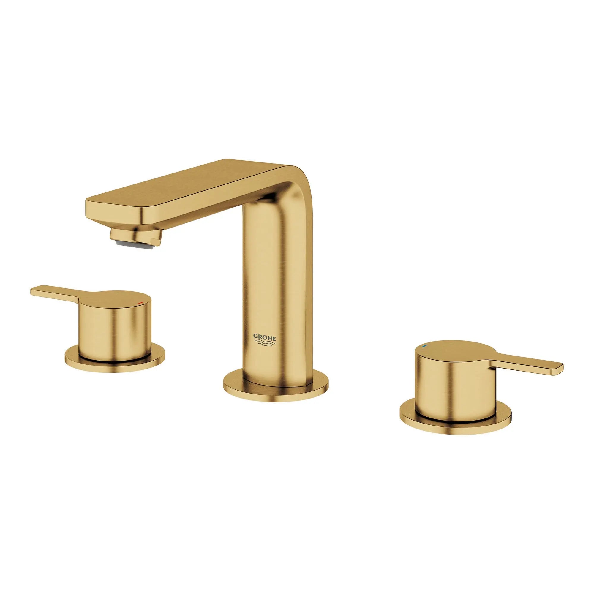 Grohe LINEARE WIDESPREAD BATHROOM FAUCET  Brushed Cool Sunrise 20578GNA - Plumbing Market