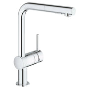 Grohe MINTA OHM SINK L-SPOUT PULL-OUT SPRAY US  Chrome 30300000 - Plumbing Market
