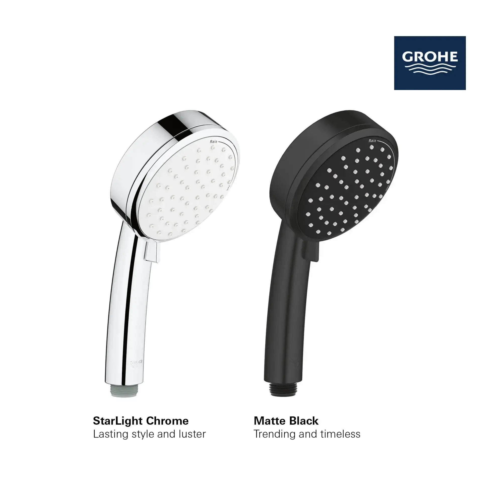 Grohe NTEMPCOSMOPOLITAN 100 II HANDSHOWER 5,7L Matte Black 275712432 - Plumbing Market