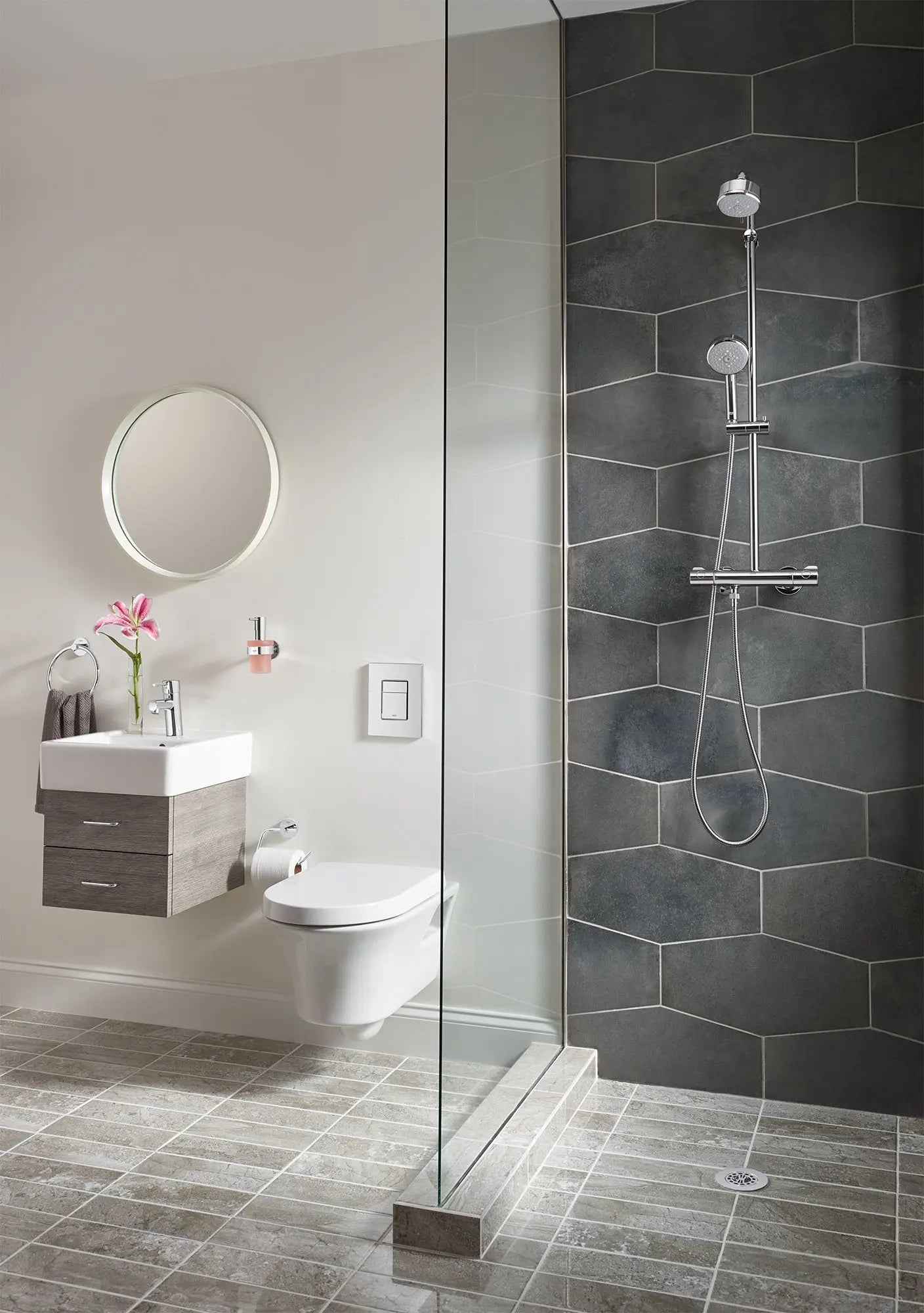 Grohe NTEMPCOSMOPOLITAN 100 IV HANDSHOWER 9,5L  Chrome 27575002 - Plumbing Market