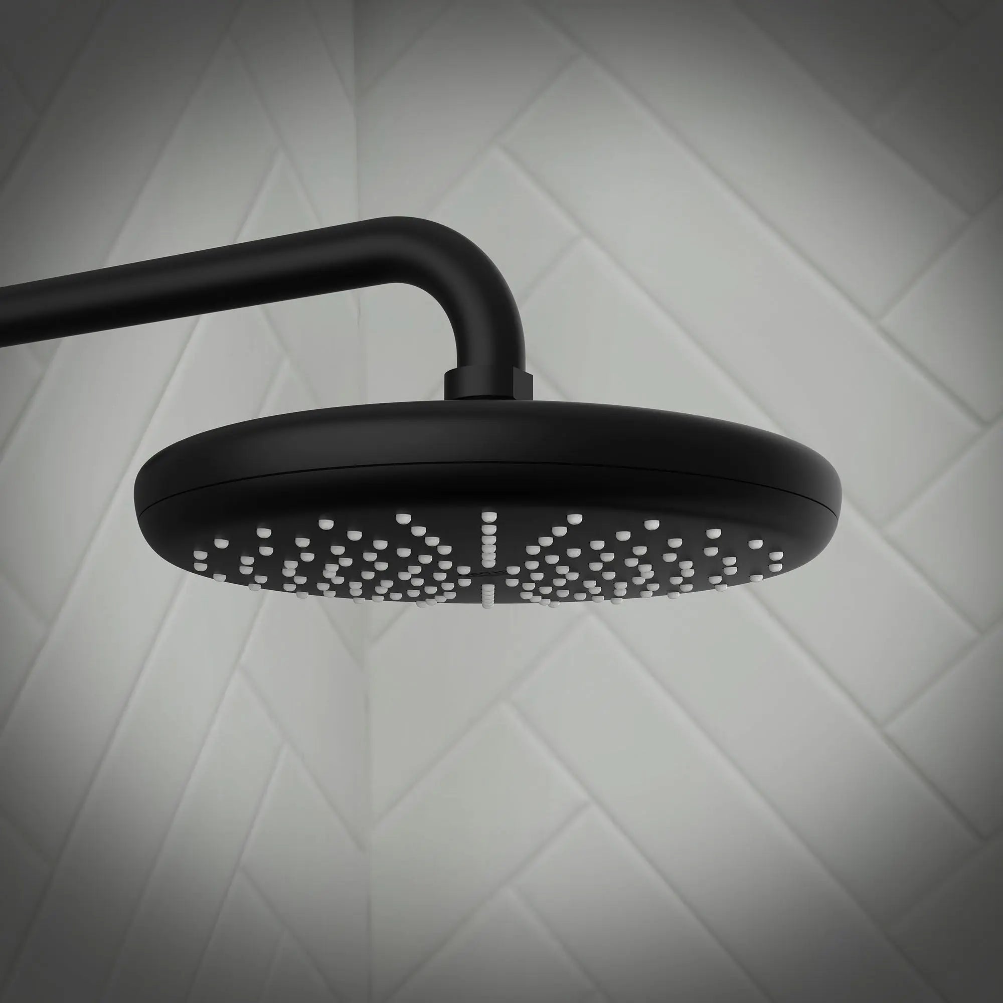 Grohe NTEMPESTA SHW HEAD WALL MOUNT Matte Black 264092430 - Plumbing Market