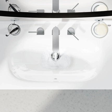 Grohe PLUS 2HDL BASIN 3-H M-SIZE US  Chrome 20302003 - Plumbing Market