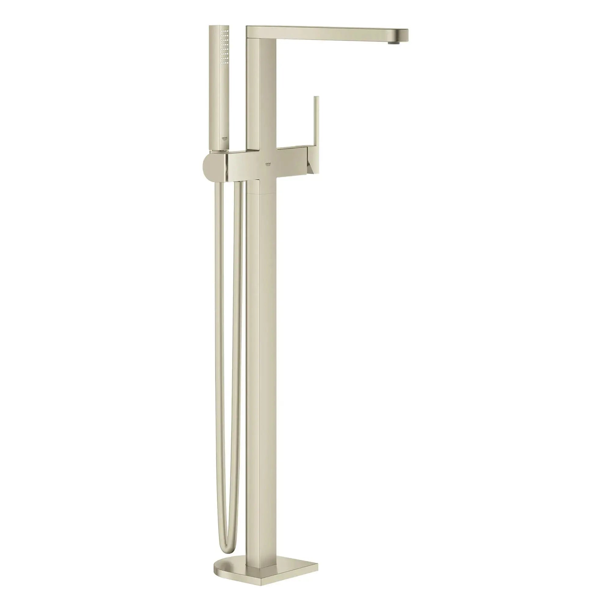Grohe PLUS FLOORSTANDING TUB FILLER  Brushed Nickel 23846EN3 - Plumbing Market
