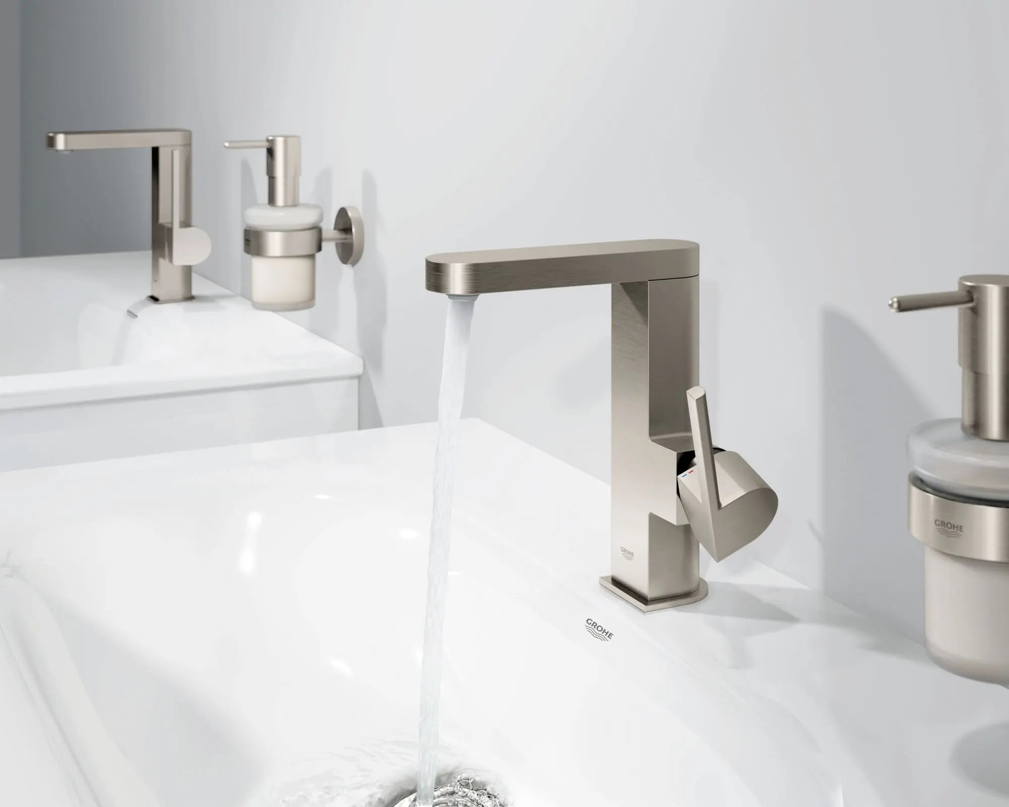 Grohe PLUS M-SIZE OHM  Brushed Nickel 23956EN3 - Plumbing Market