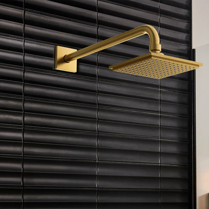 Grohe RAINSHOWER 15IN SHOWER ARM  Brushed Cool Sunrise 26632GN0 - Plumbing Market