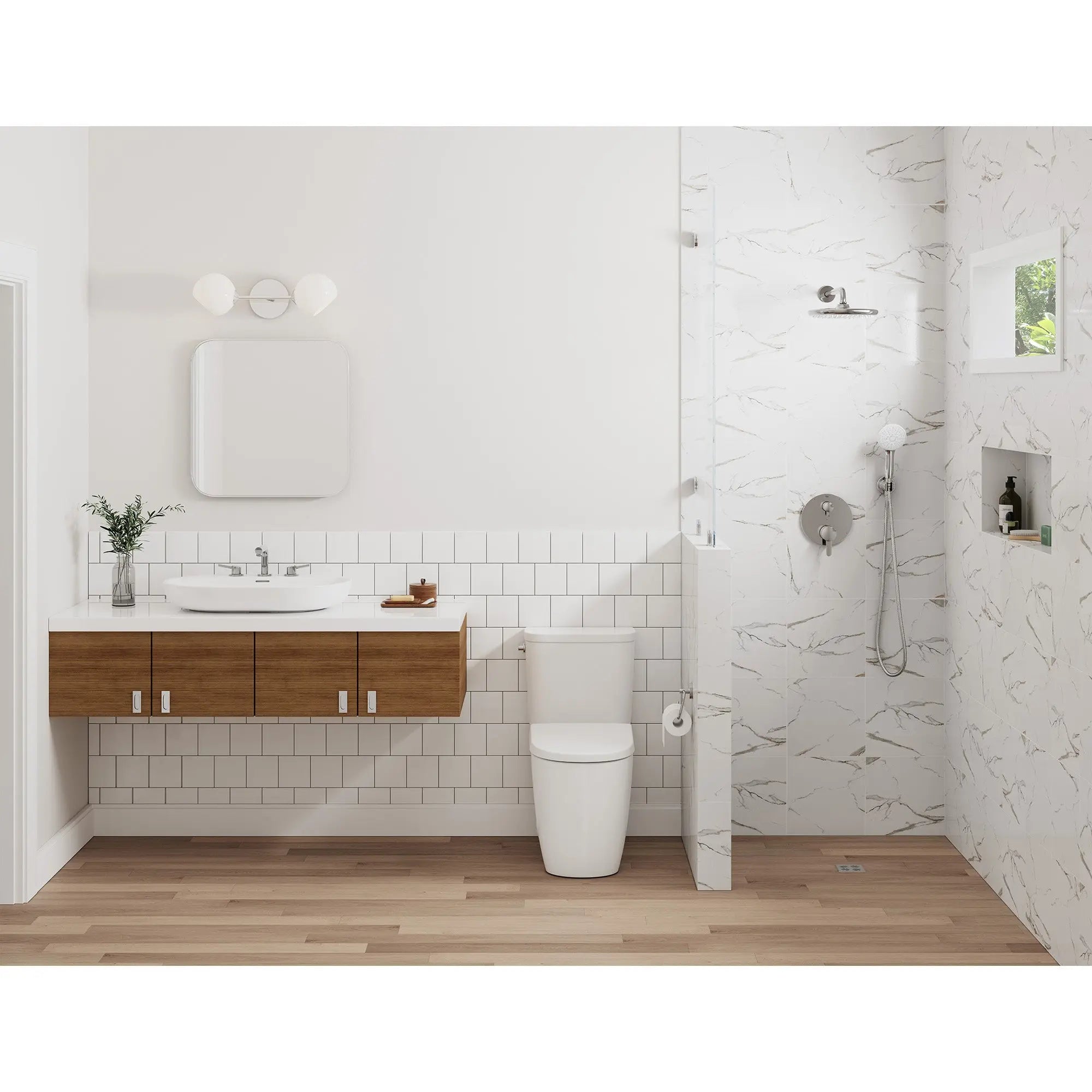Grohe RAINSHOWER 16 INCH SHOWER ARM  Chrome 28540000 - Plumbing Market