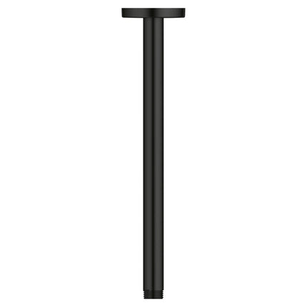 Grohe RAINSHOWER CEILING SHOWER ARM NPT US Matte Black 284922430 - Plumbing Market