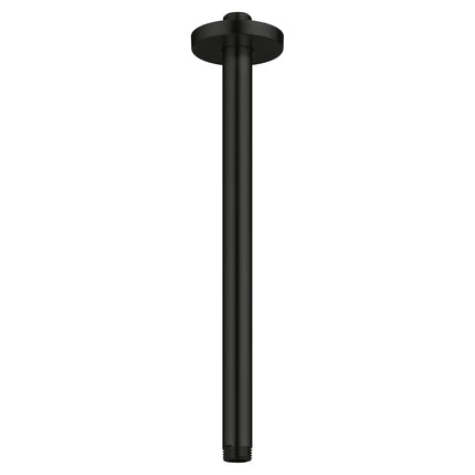 Grohe RAINSHOWER CEILING SHOWER ARM NPT US Matte Black 284922430 - Plumbing Market