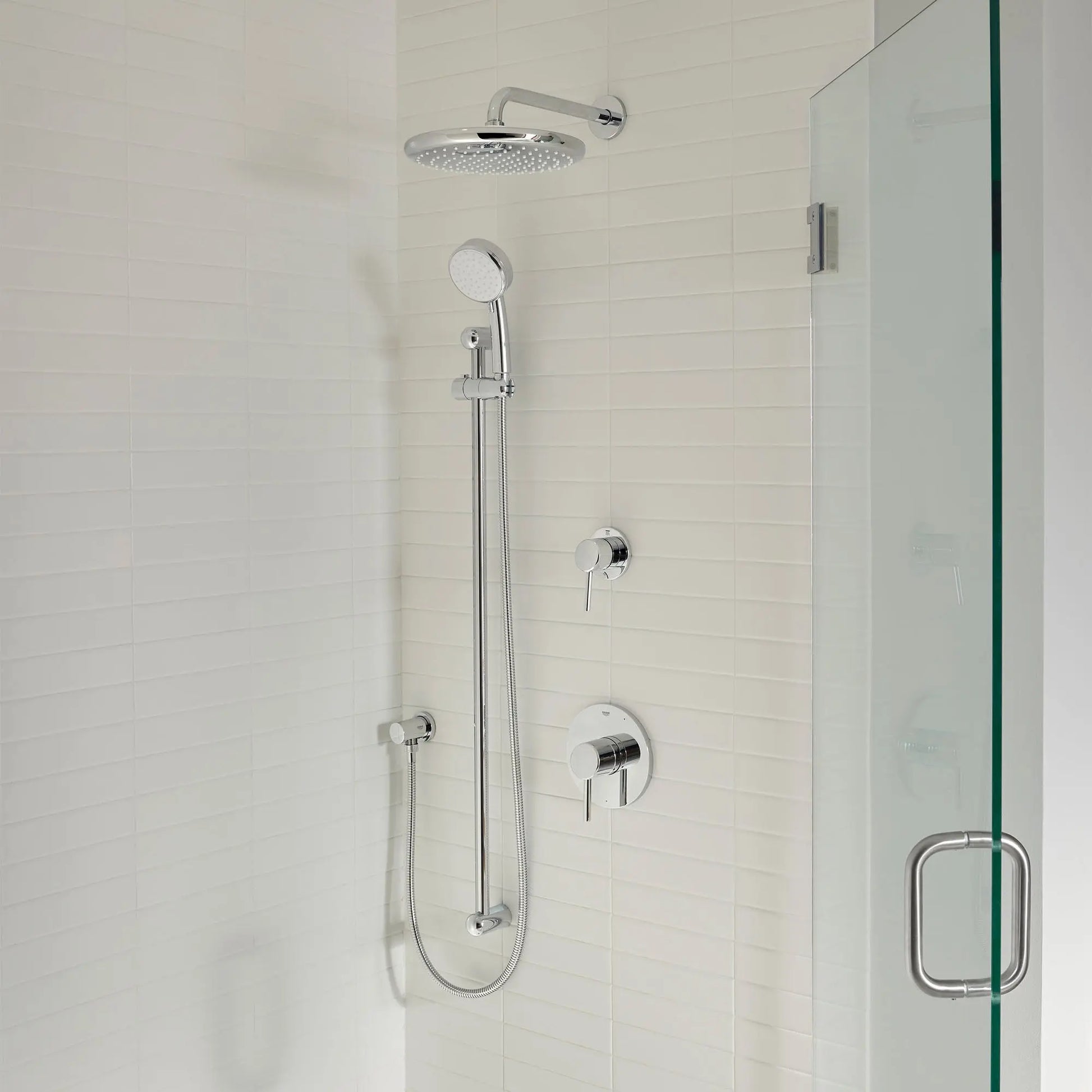 Grohe RAINSHOWER SHOWER ARM 11 1/4IN  Chrome 28577000 - Plumbing Market