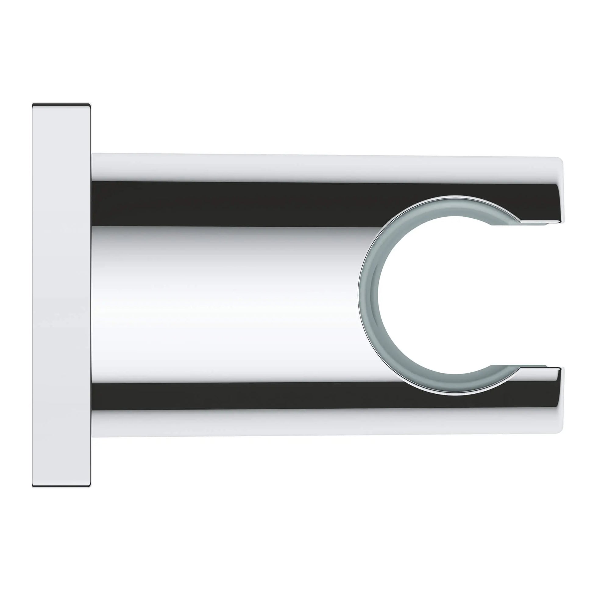 Grohe RAINSHOWER WALL HAND SHOWER HOLDER- SQUA  Chrome 27075000 - Plumbing Market