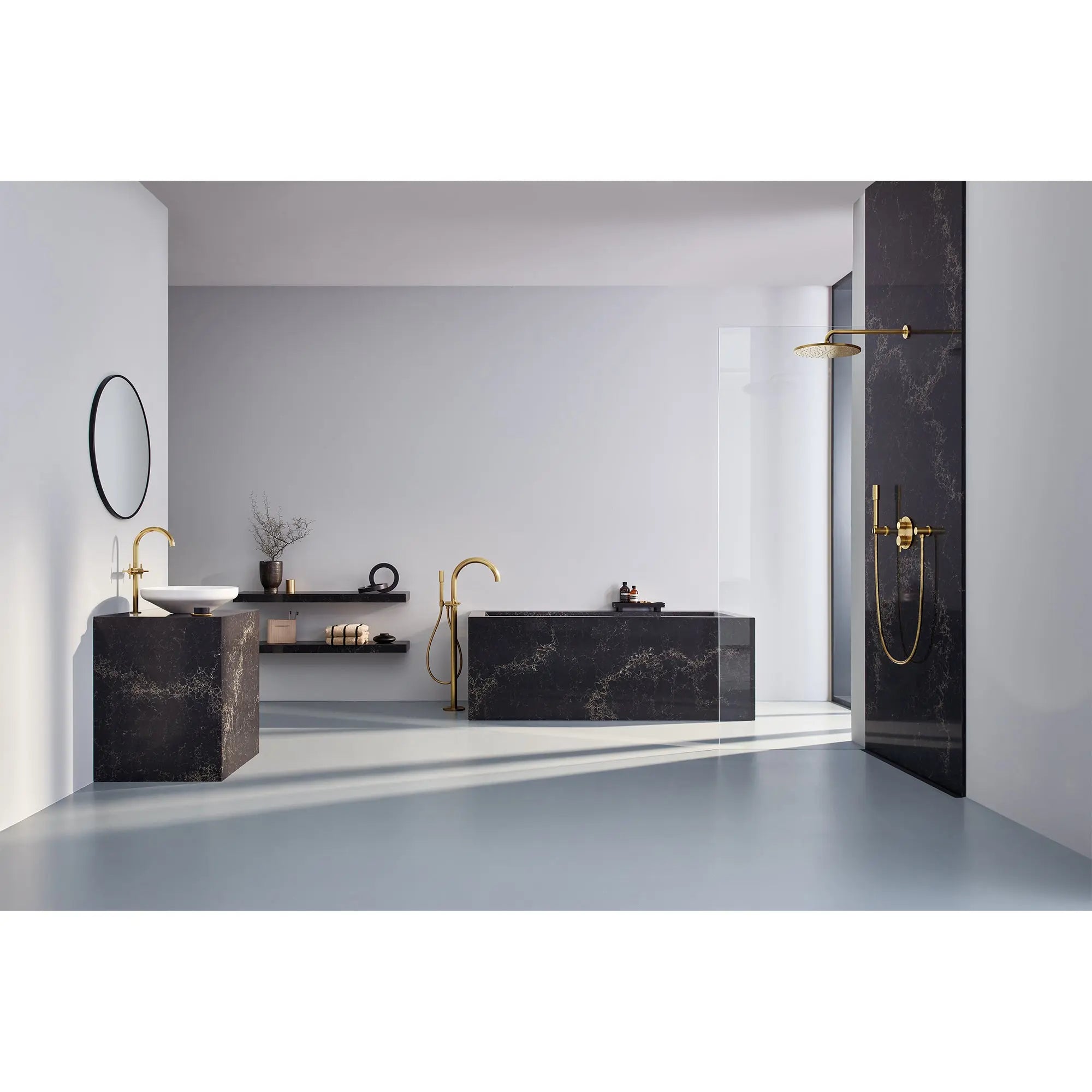 Grohe RAINSHOWER WALL-UNION  Brushed Cool Sunrise 26635GN0 - Plumbing Market