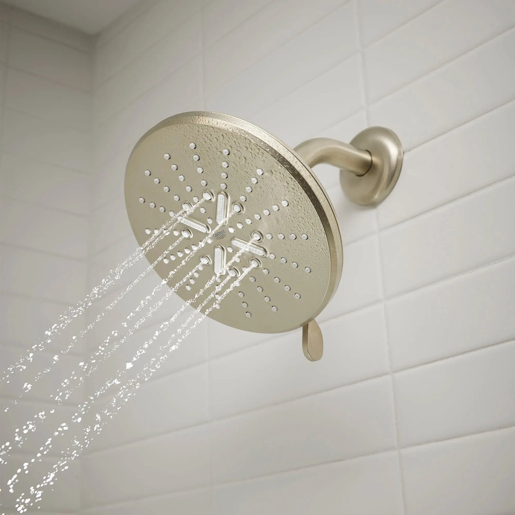 Grohe RAINSHOWER WALL-UNION  Brushed Nickel 26635EN0 - Plumbing Market