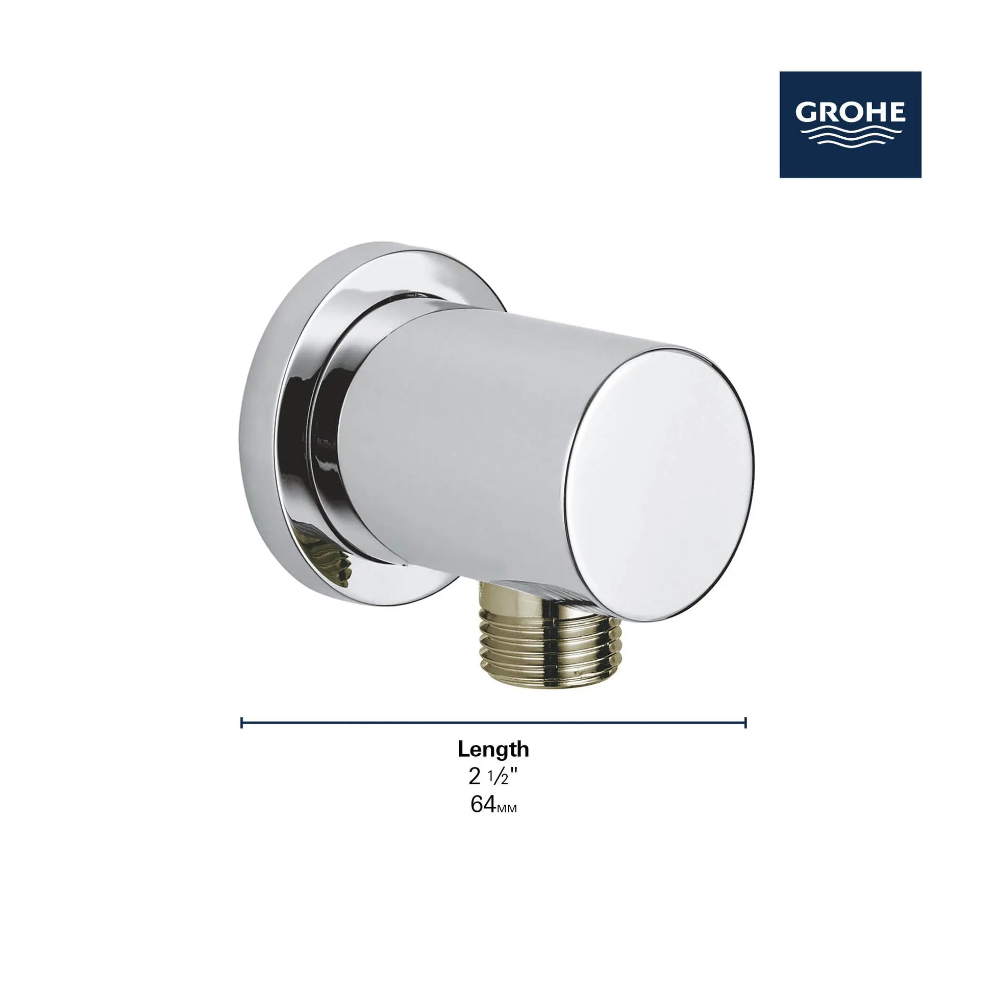 Grohe RAINSHOWER WALL-UNION  Chrome 26635000 - Plumbing Market