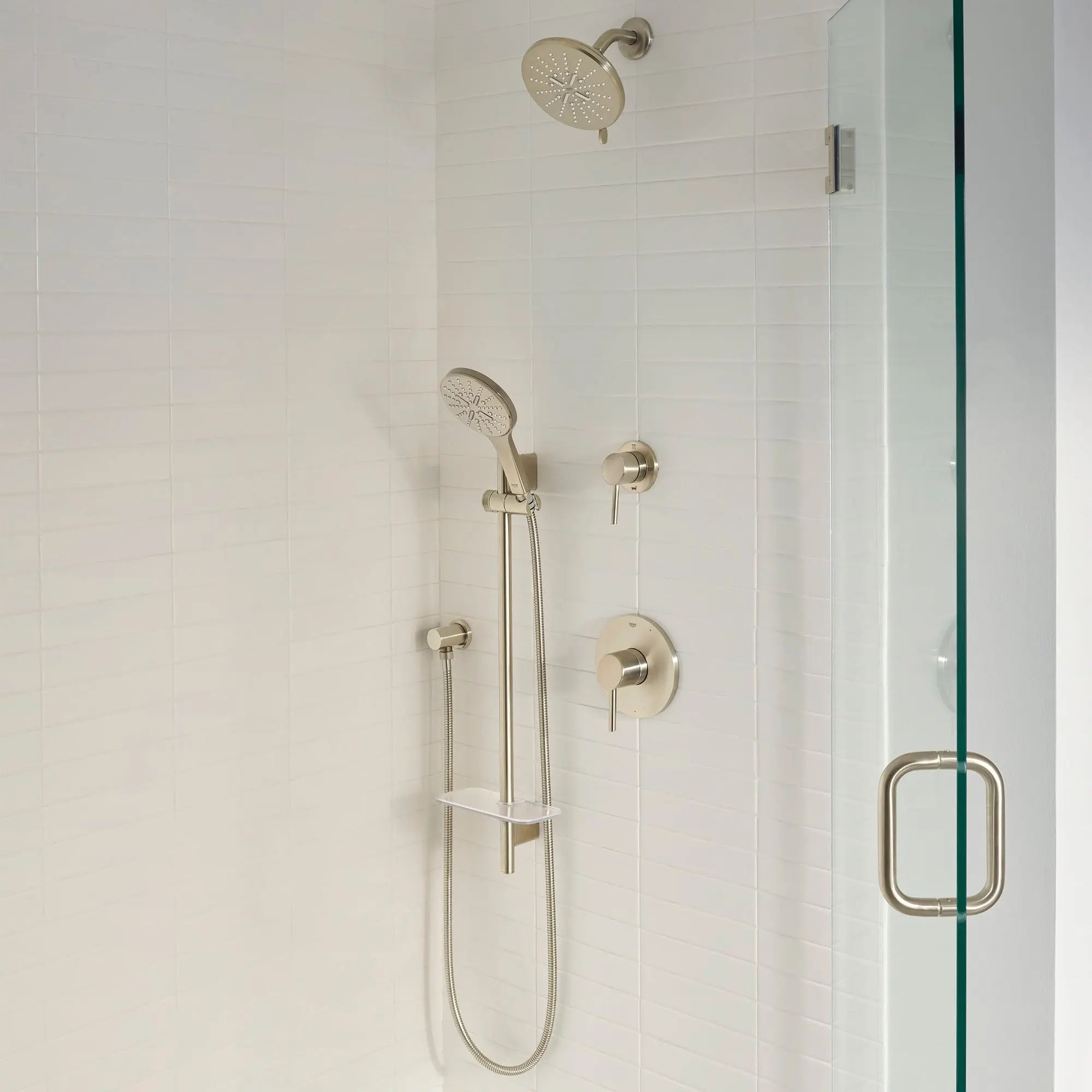Grohe RELEXA SHOWER ARM US 125MM  Brushed Nickel 27414EN0 - Plumbing Market
