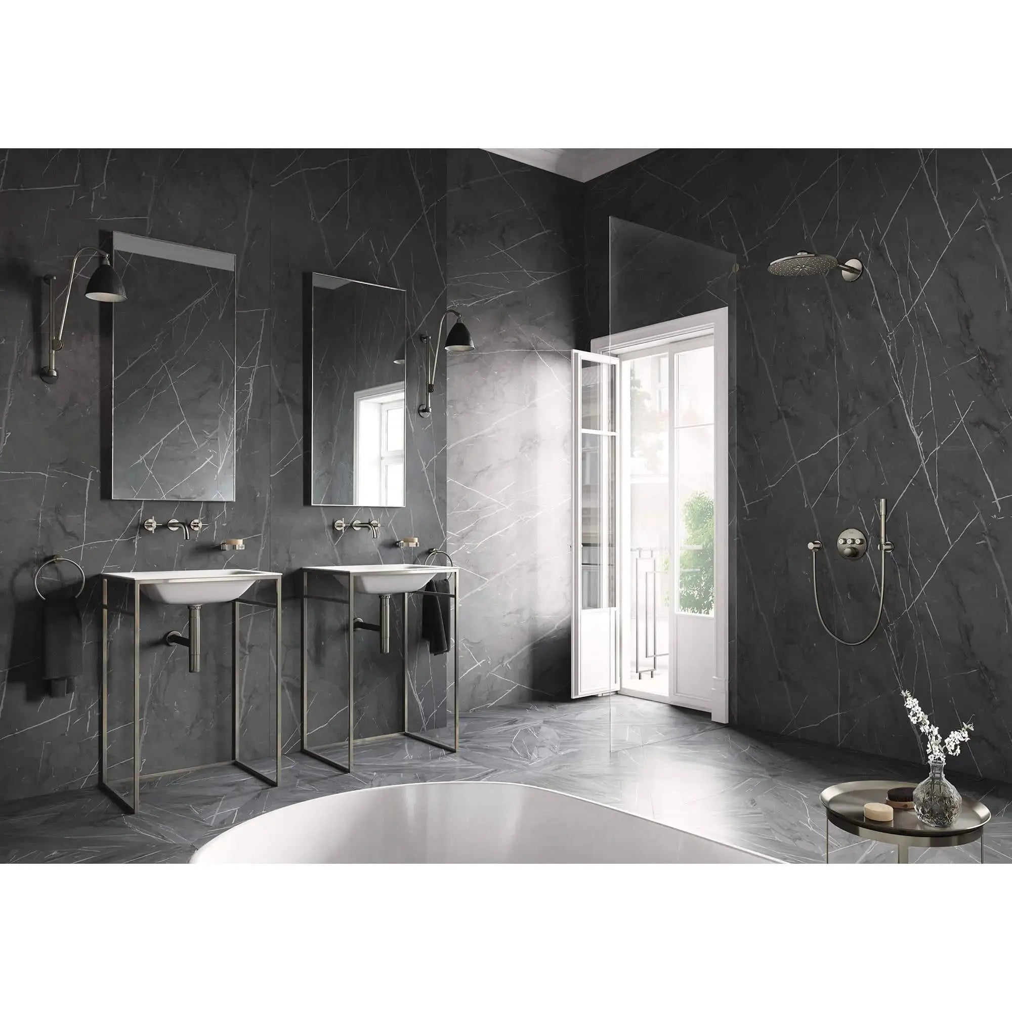 Grohe RELEXA WALL HOLDER  Brushed Nickel 28622EN0 - Plumbing Market