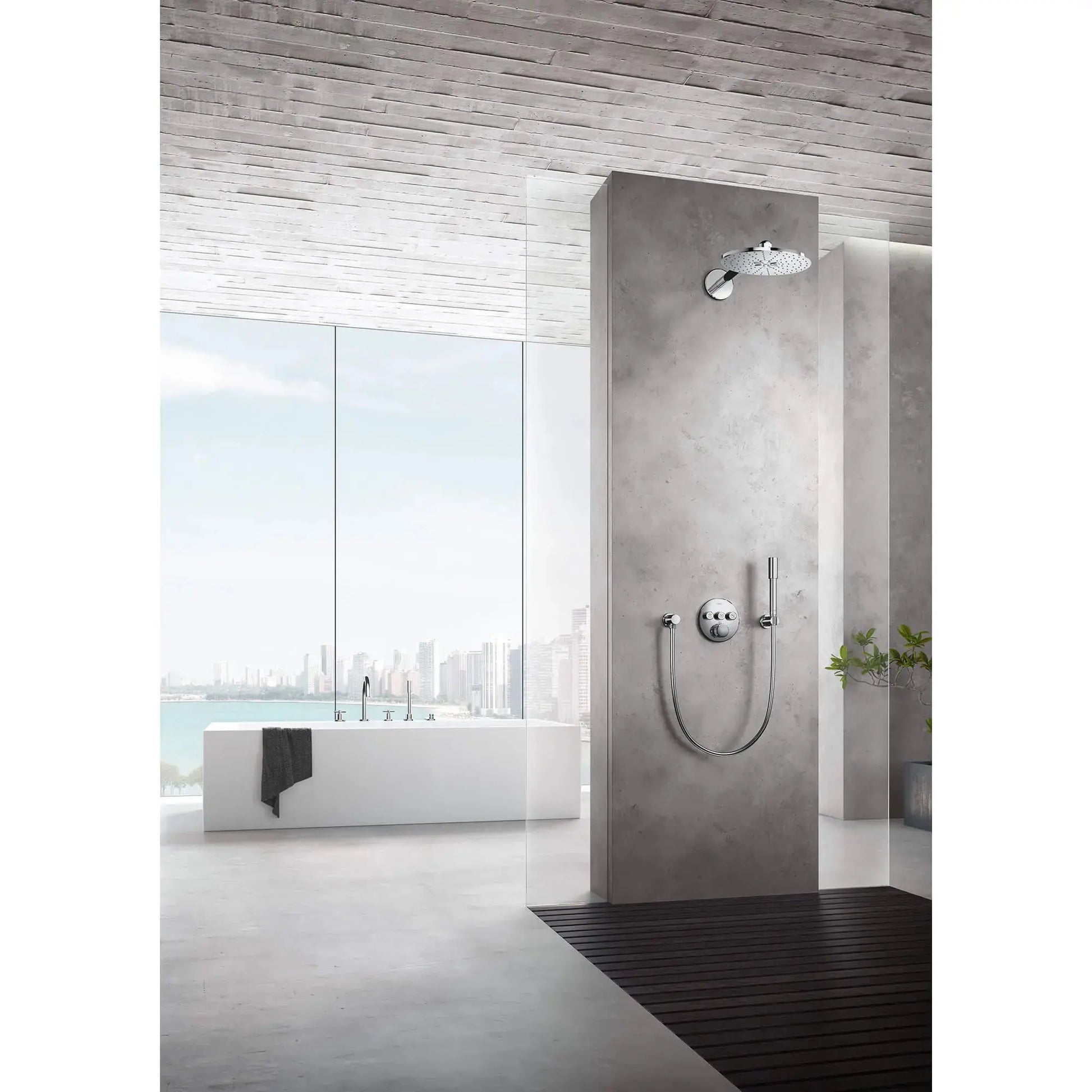 Grohe RELEXA WALL UNION NPT US  Chrome 28627000 - Plumbing Market