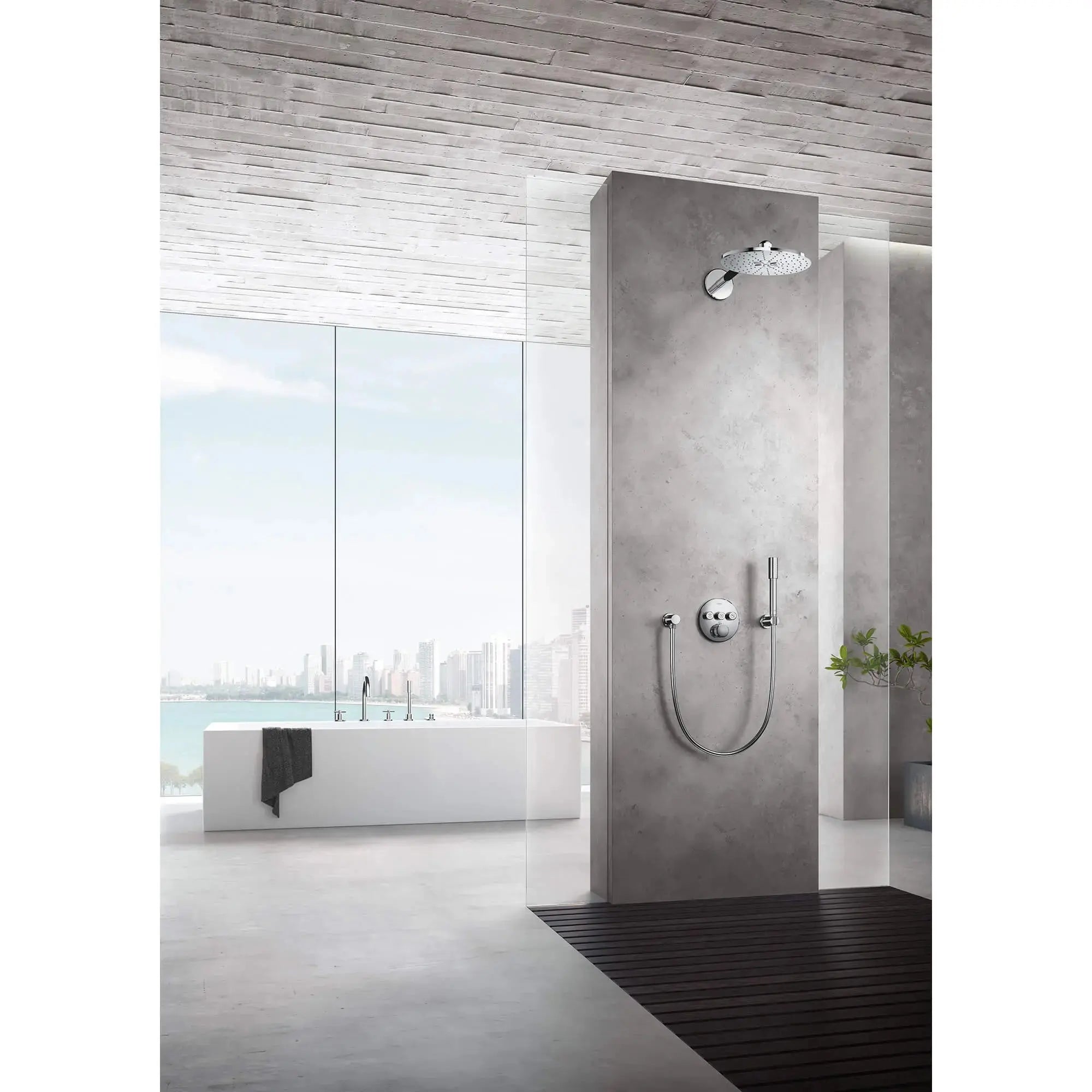 Grohe RELEXA WALL UNION NPT US  Chrome 28627000 - Plumbing Market