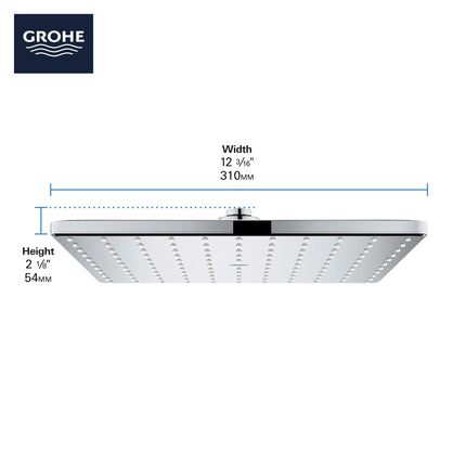 Grohe RSH 310 MONO SHOWERHEAD 6,6L  Brushed Nickel 26570EN0 - Plumbing Market