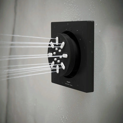 Grohe RSH AQUA BODY SPRAY SQUARE Matte Black 268452430 - Plumbing Market