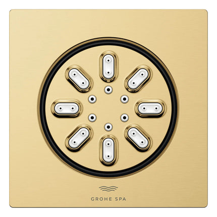 Grohe RSH AQUA BODY SPRAY, SQUARE  Brushed Cool Sunrise 26845GN0 - Plumbing Market