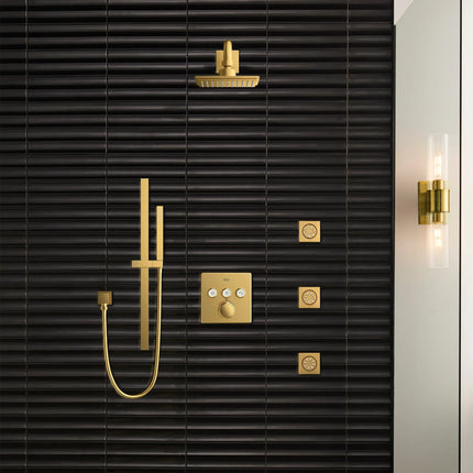 Grohe RSH AQUA BODY SPRAY, SQUARE  Brushed Cool Sunrise 26845GN0 - Plumbing Market