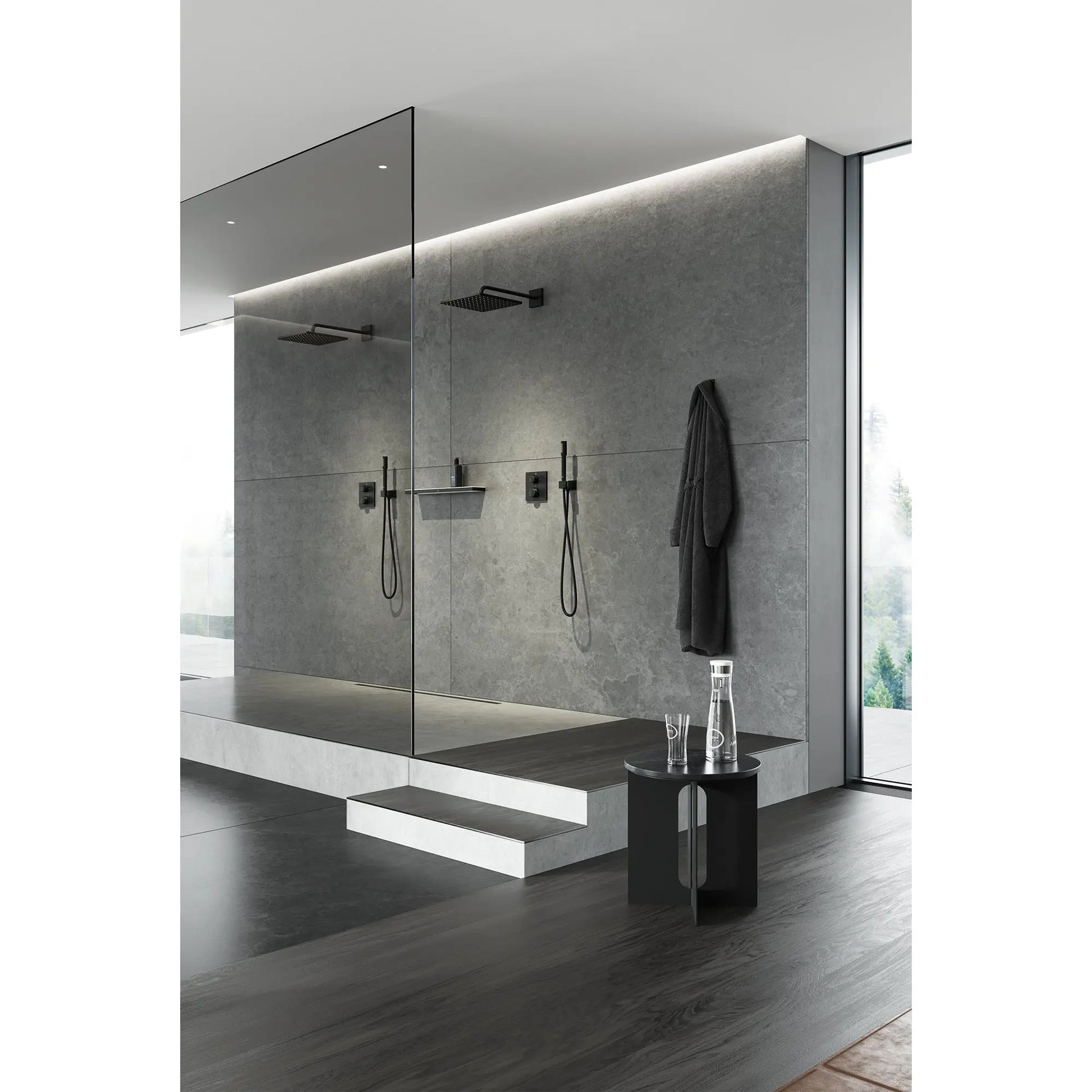 Grohe RSH MONO 11IN SHOWERHEAD WALL MOUNT Matte Black 265702430 - Plumbing Market
